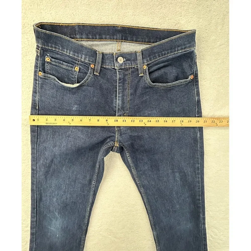 Levi's 559 Men Jeans 34x34 (Actual 34x 32) Relaxed Fit‎ Straight Leg Denim Blue